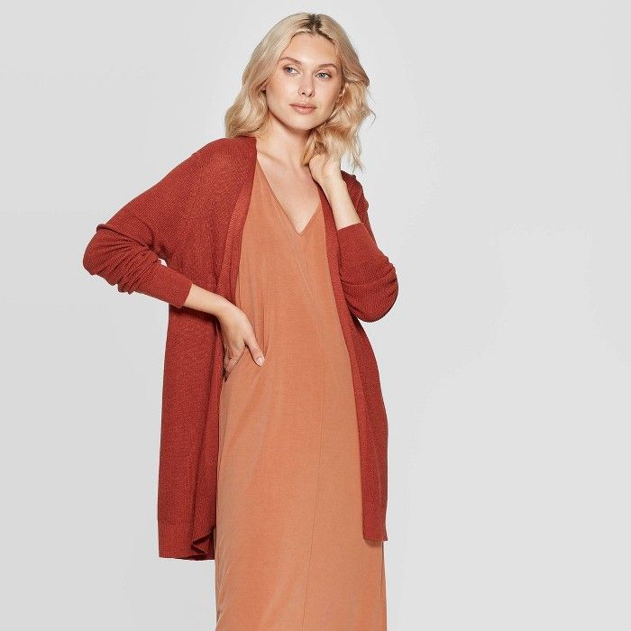 Women's Long Sleeve Open Layer Cardigan - A New Day™ | Target
