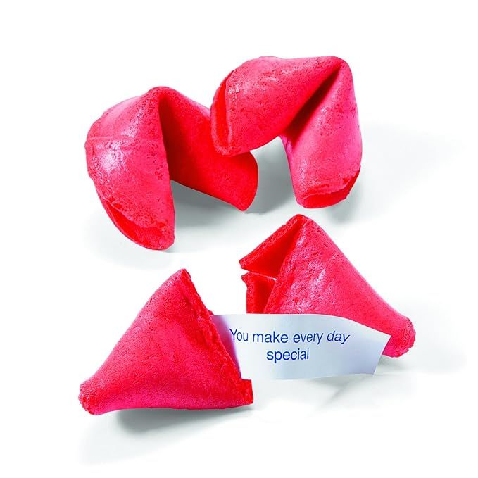 Fun Express Valentine's Day Fortune Cookies, 50 Pack, Individually Wrapped, Great for Valentine's... | Amazon (US)