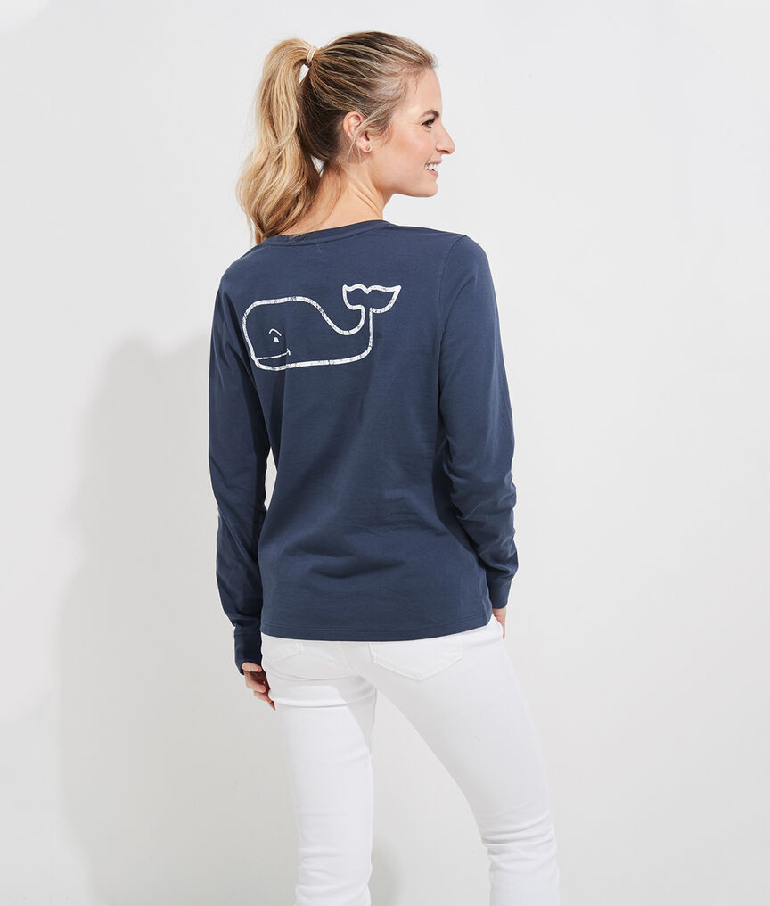 Women's Vintage Whale Long-Sleeve Tee | vineyard vines