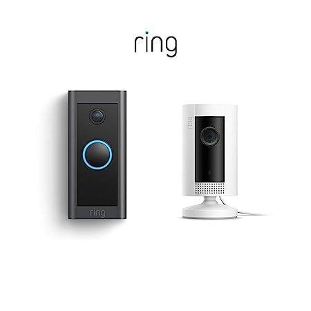 Ring Indoor Cam (White) bundle with Ring Video Doorbell Wired | Amazon (US)