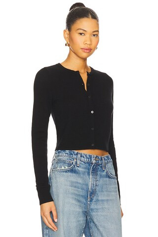 Dani Cashmere Cardigan in Black | Revolve Clothing (Global)