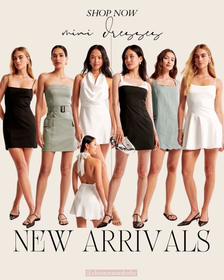 New Arrivals Abercrombie: Mini Dresses 

#LTKStyleTip #LTKSeasonal