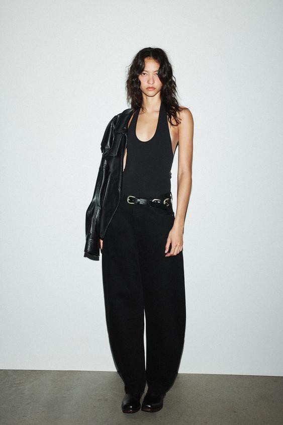 SEAMLESS HALTER BODYSUIT | Zara US