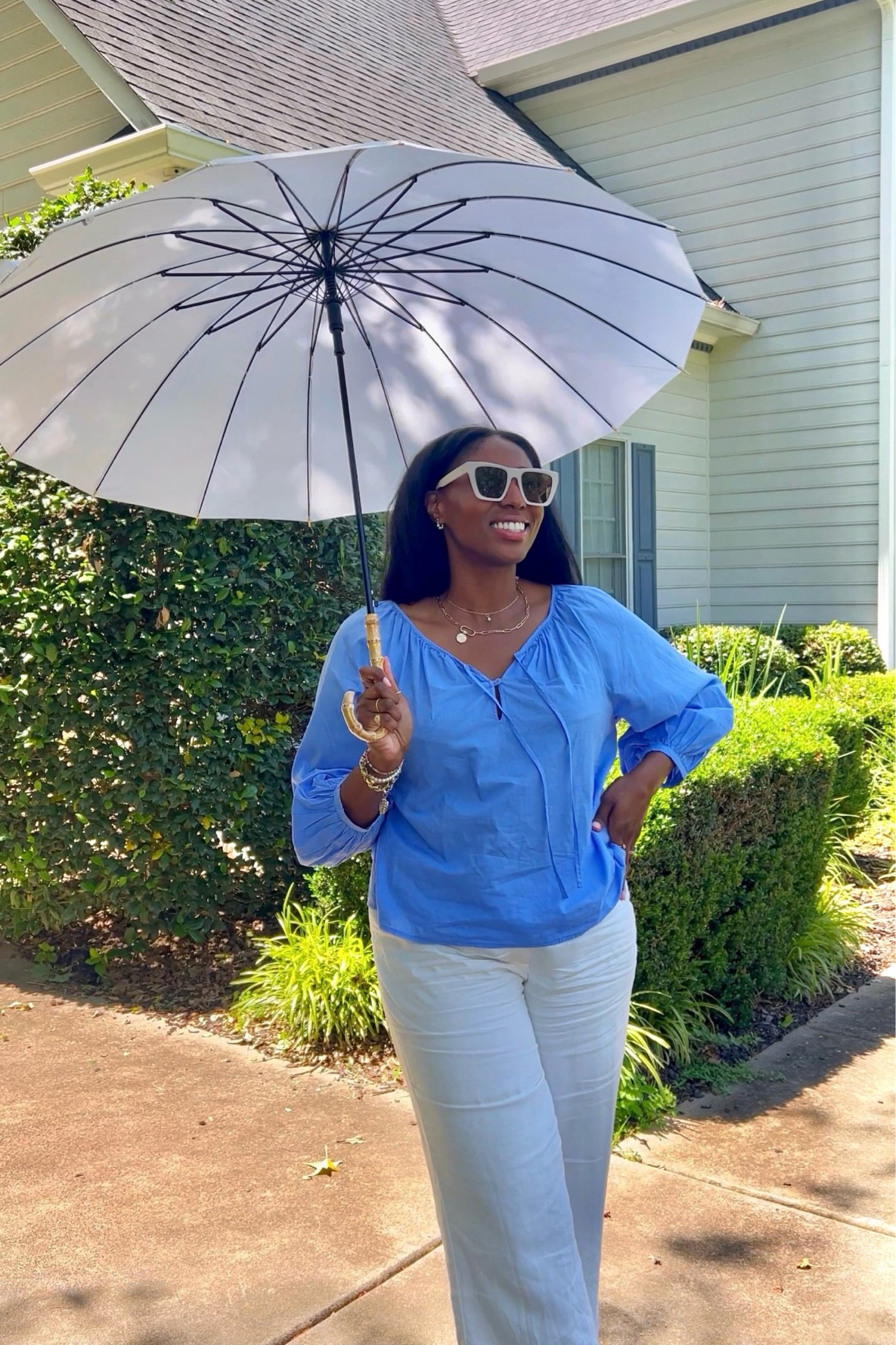The umbrella for the season will keep you dry and protect you from the sun. Windproof and water repellent 

#LTKWedding #LTKTravel #LTKStyleTip
