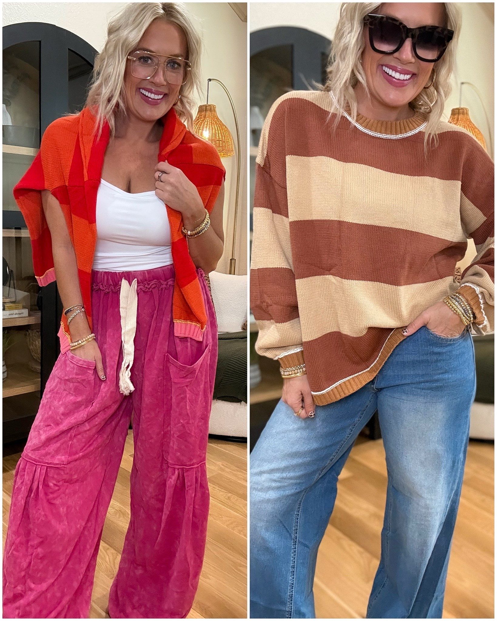 New Amazon finds for fall 
Size small in sweaters and pants