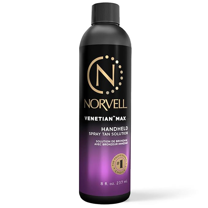 Norvell Premium Spray Tan Solution Venetian Max 8oz – Professional Sunless Tanning Formula with... | Amazon (US)
