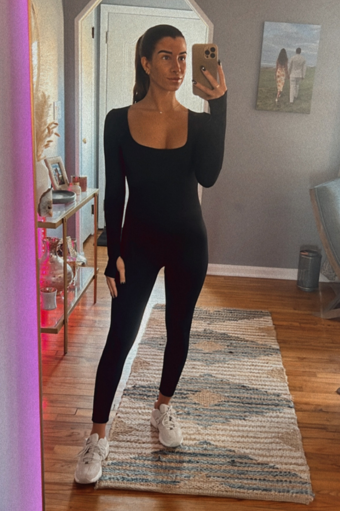 OQQ Women's Yoga Jumpsuits Ribbed … curated on LTK  Bodycon jumpsuit  outfit, Black jumpsuit outfit, Black leggings outfit fall
