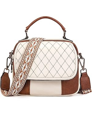 OPAGE Small Crossbody Bags for Women Trendy, Soft PU Leather Womens Crossbody Purse Shoulder Hand... | Amazon (US)