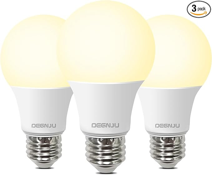 A19 LED Light Bulbs, 60 Watt Equivalent LED Bulbs, Soft White 2700K, 800 Lumens, E26 Standard Bas... | Amazon (US)