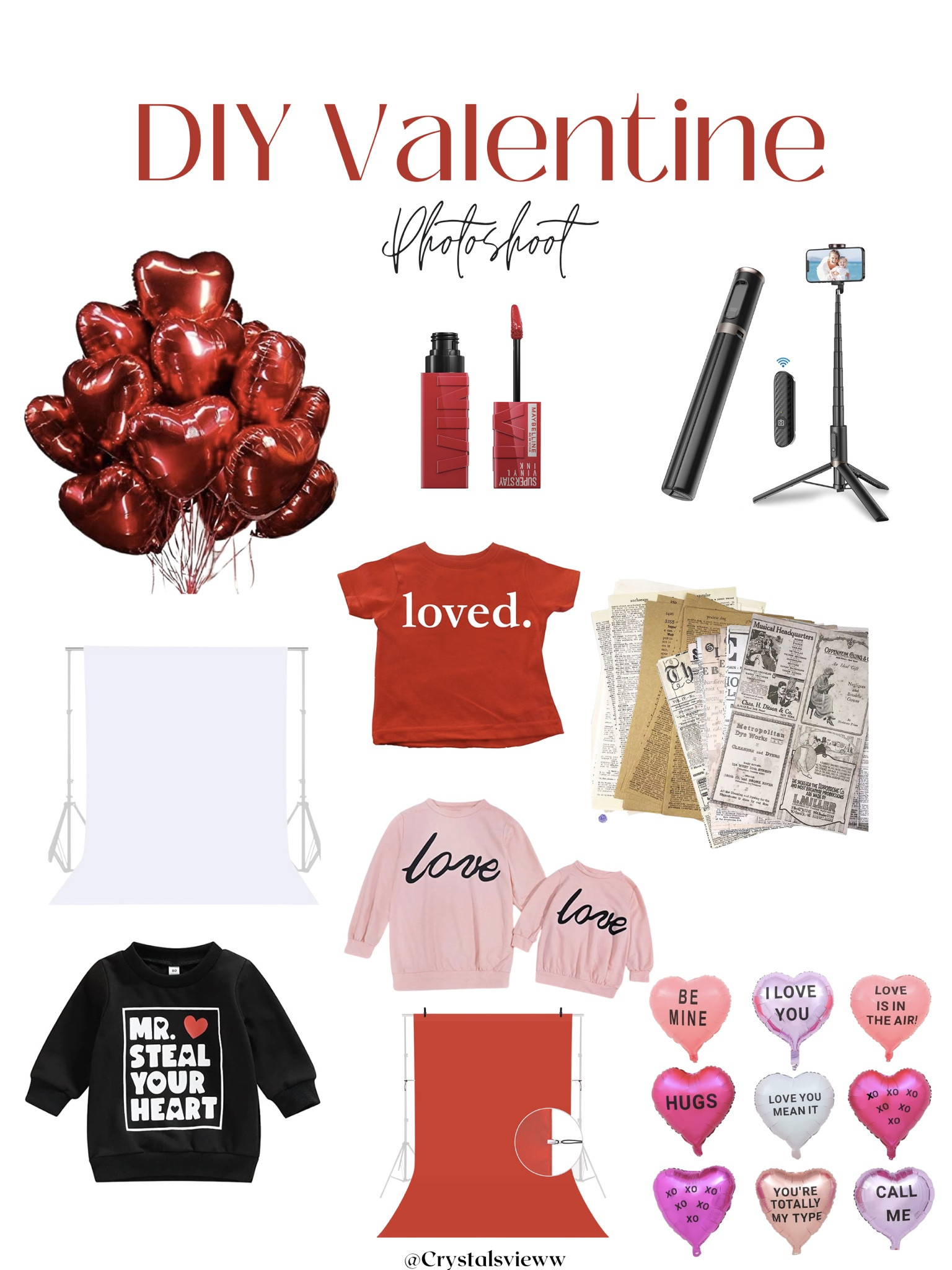 DIY Valentine photo shoot ideas! 🥰❤️

Diy, valentine ideas, Valentine's photoshoot, mommy and me fits, valentine shirts, red lipstick 

#LTKSeasonal #LTKFind #LTKunder100
