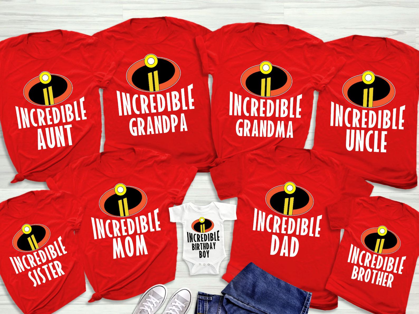 The Incredibles Birthday Shirts, Incredibles Family Shirts, Incredibles Birthday Party Family Shi... | Etsy (US)