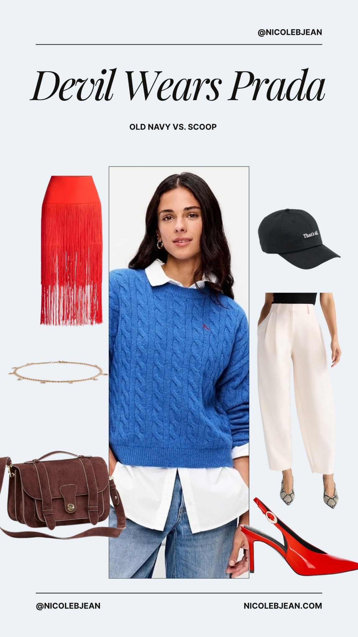 Who else is geeking out over the Old Navy and Walmart Scoop Devil Wears Prada collections? 🙋🏻‍♀️ Read my honest take on both here, and shop ‘em below! https://nicolebjean.com/devil-wears-prada-collection/

#LTKOver40