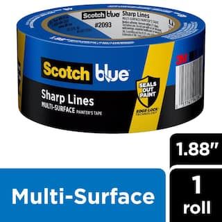 3M ScotchBlue 1.88 in. x 60 yds. Sharp Lines Multi-Surface Painter's Tape with Edge-Lock 2093-48C... | The Home Depot