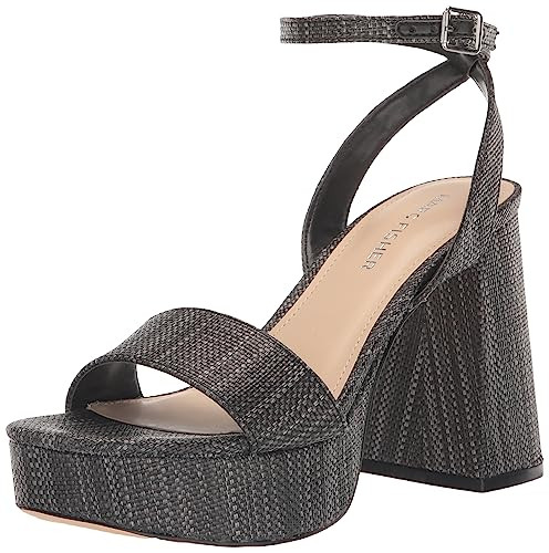 Marc Fisher Women's Sadel Platform Sandal, Black 001, 11 | Amazon (US)