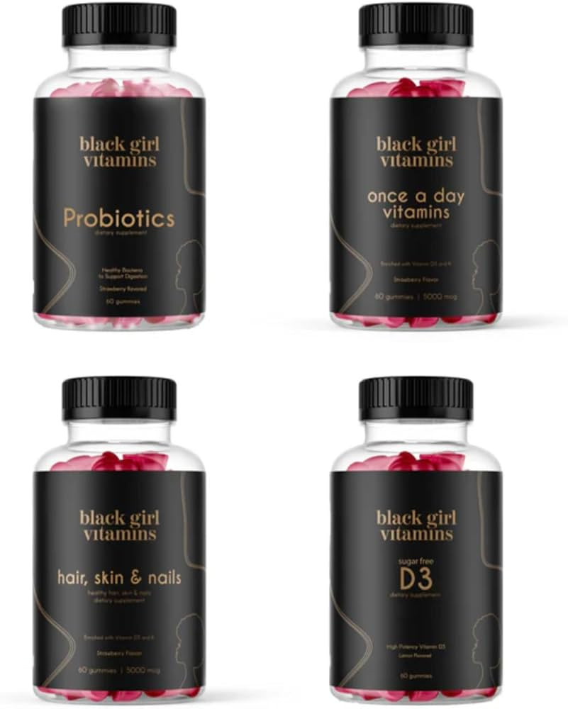Black Girl Vitamins Complete Wellness Essentials | Amazon (US)