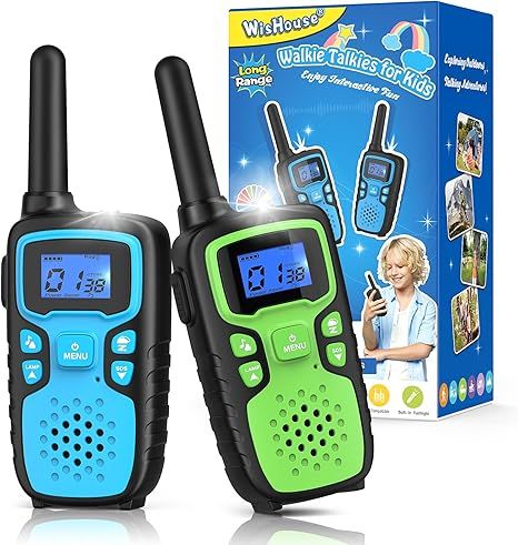 Walkie Talkies for Kids Long Range,WisHouse Xmas Birthday Gift for 4 5 6 7 8 9 Year Old Boys Girl... | Amazon (US)