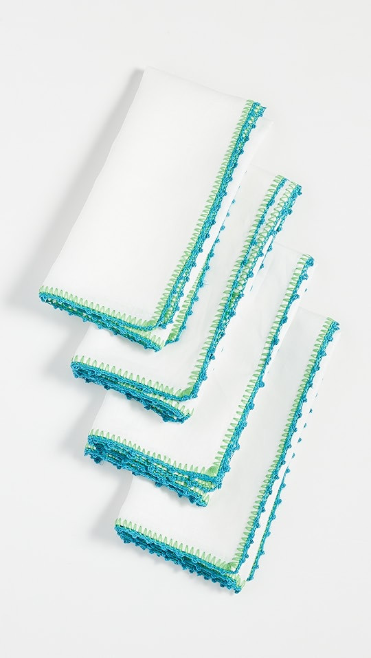 Set of 4 Knotted Edge Napkins | Shopbop