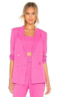 Bardot Parisienne Blazer in Pink Pop from Revolve.com | Revolve Clothing (Global)
