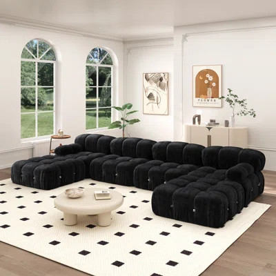 Regana Upholstered Sofa & Chais, Modular Sectional Sofa Couch for Living Room Bedroom | Wayfair North America
