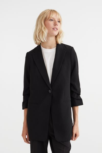 Gathered-sleeve Jacket | H&M (US + CA)