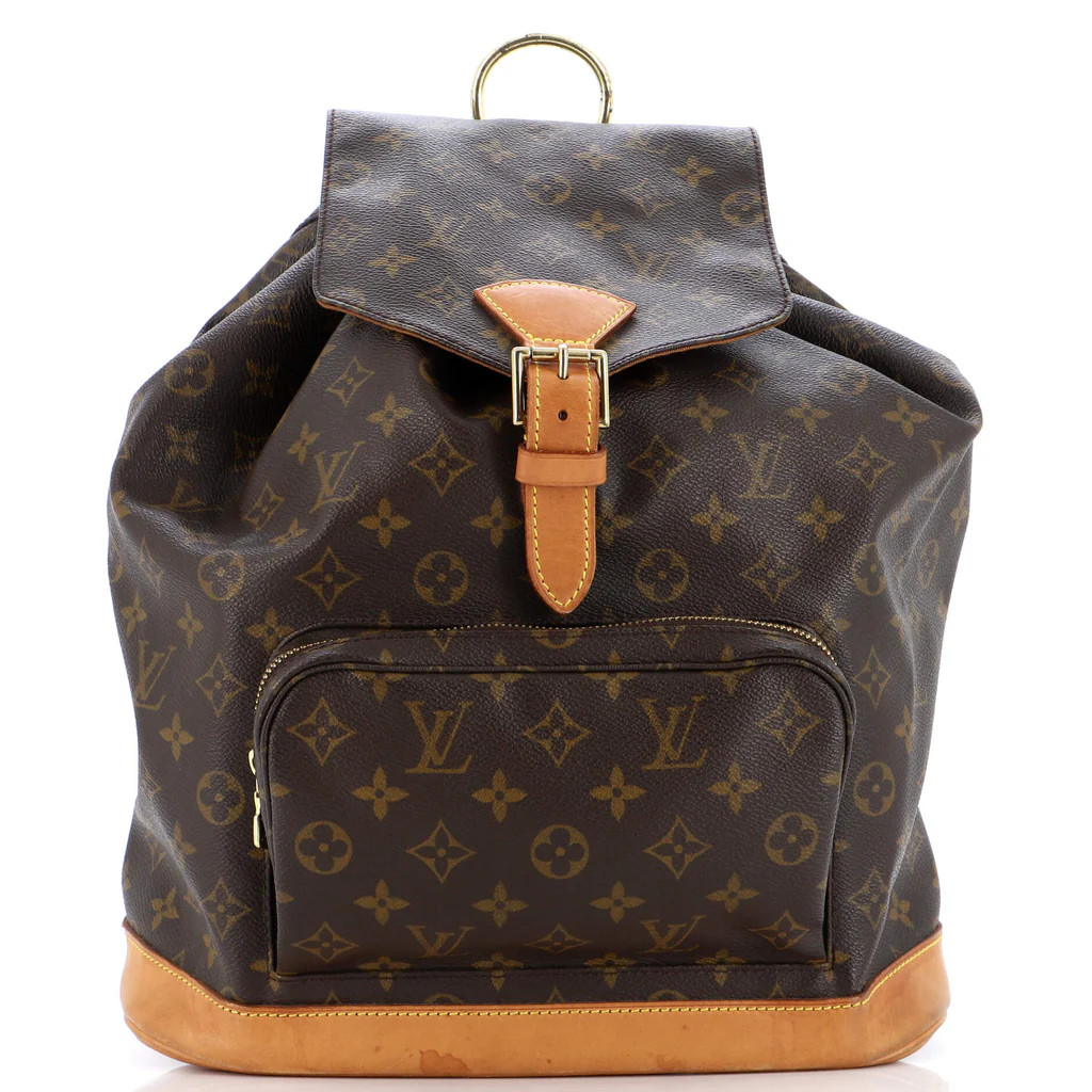 Vintage Montsouris Backpack Monogram Canvas GM | Rebag