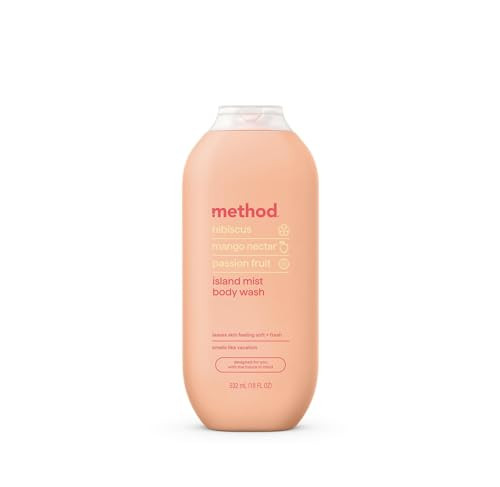Method Body Wash, Island Mist, Hibiscus + Mango Nectar + Passion Fruit notes, 18oz | Amazon (US)