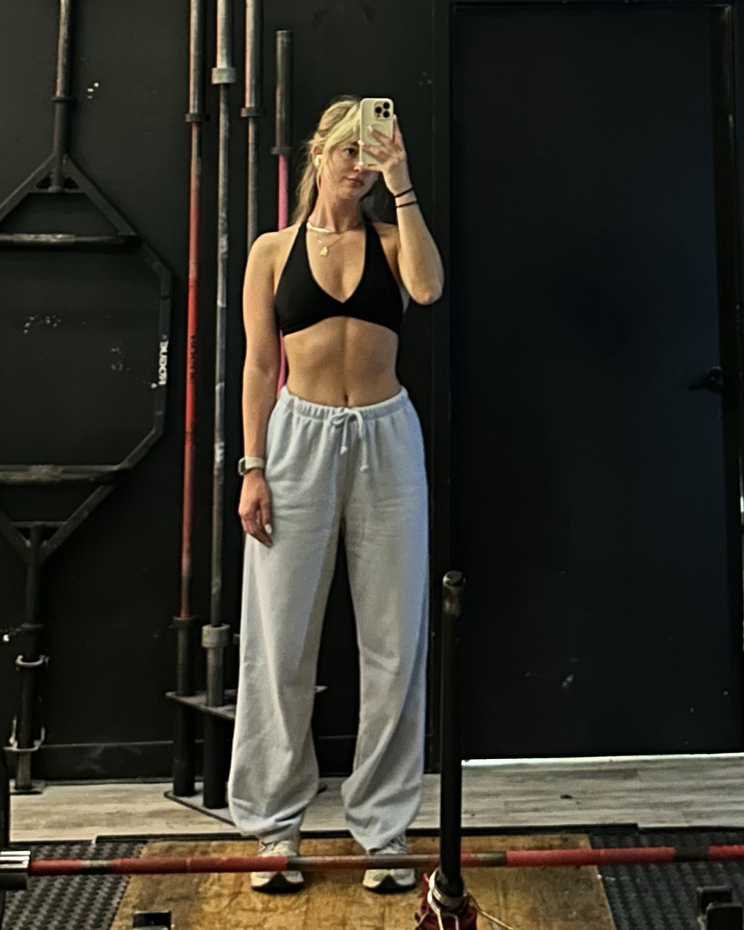 Small CSB sports bra 
Medium HM sweats 
Medium Oner Active Hoodie 