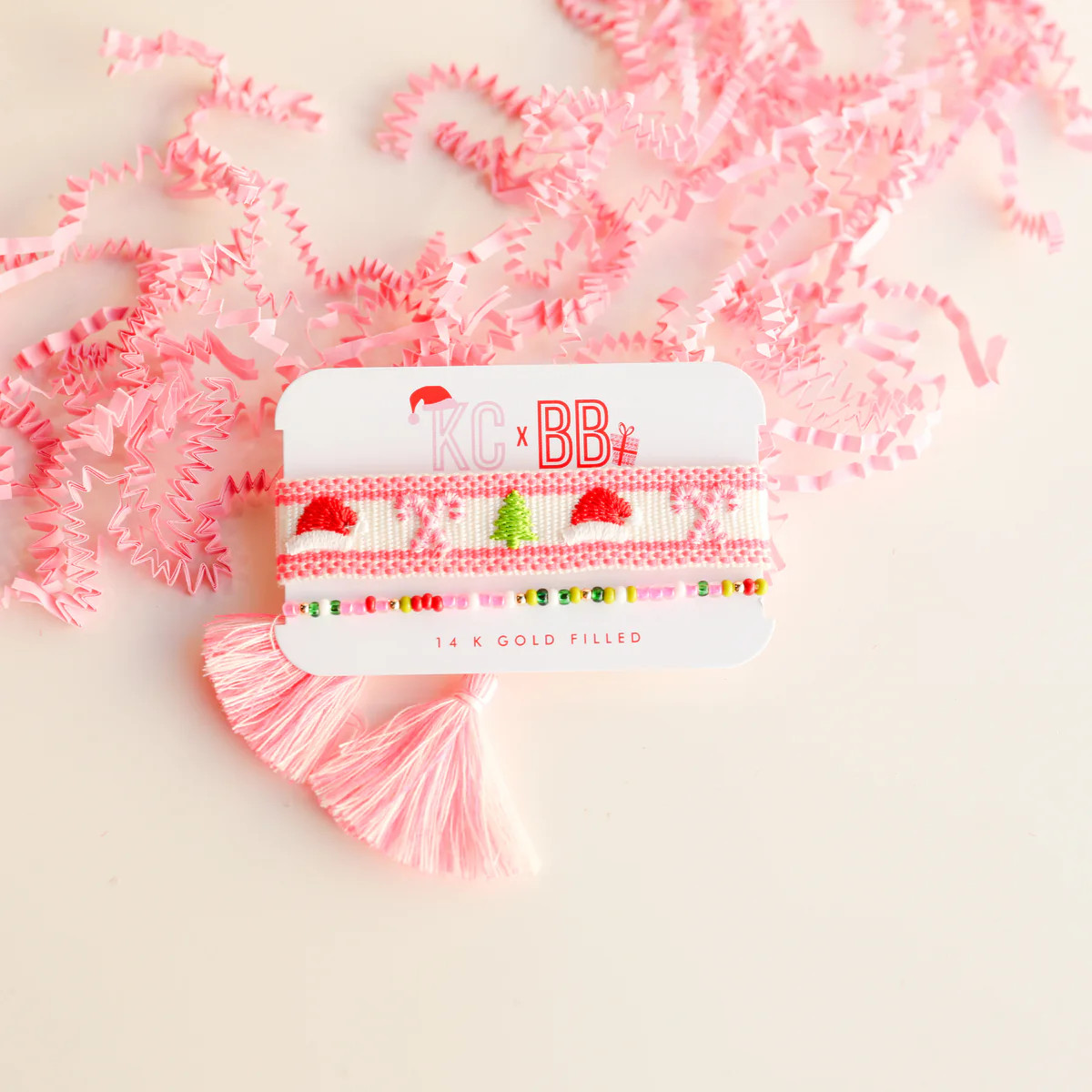 BB X KC Christmas Tassel Stack | Beaded Blondes