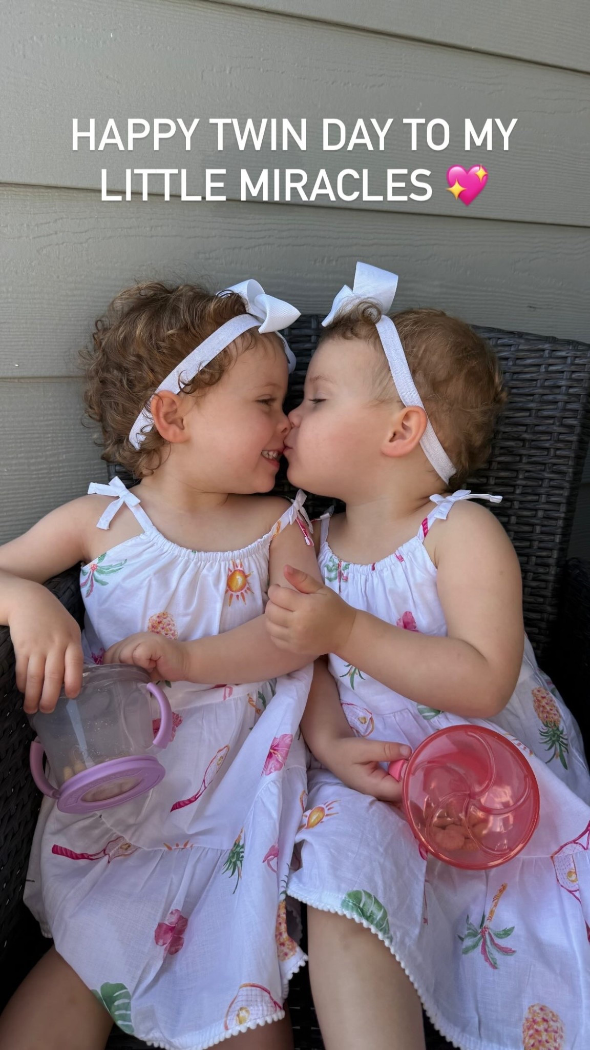 HAPPY TWIN DAY TO MY LITTLE MIRACLES 💖