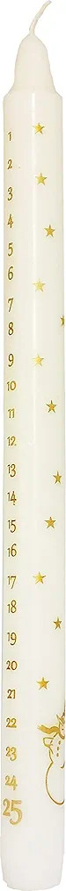 Unique Advent Festive Christmas Calendar Candle, Designed by Nordic Hygge, Snowman Gold, 25 Numbe... | Amazon (US)