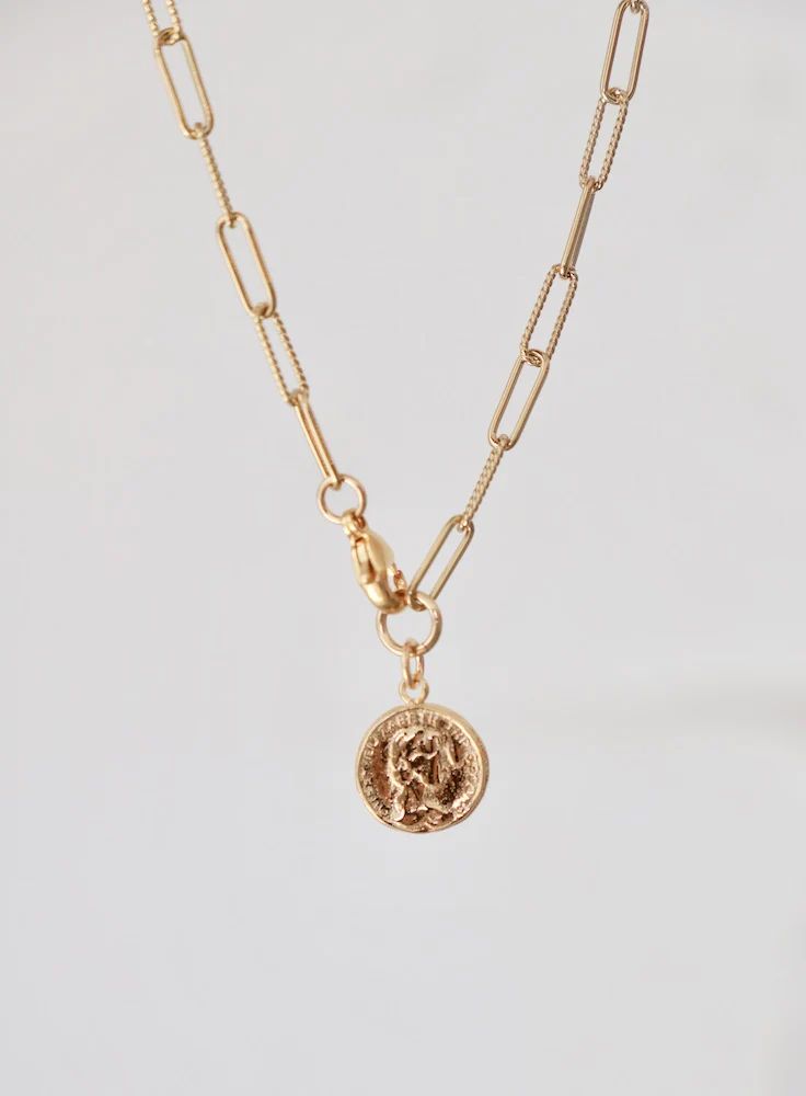 LORA COIN NECKLACE | Katie Waltman Jewelry