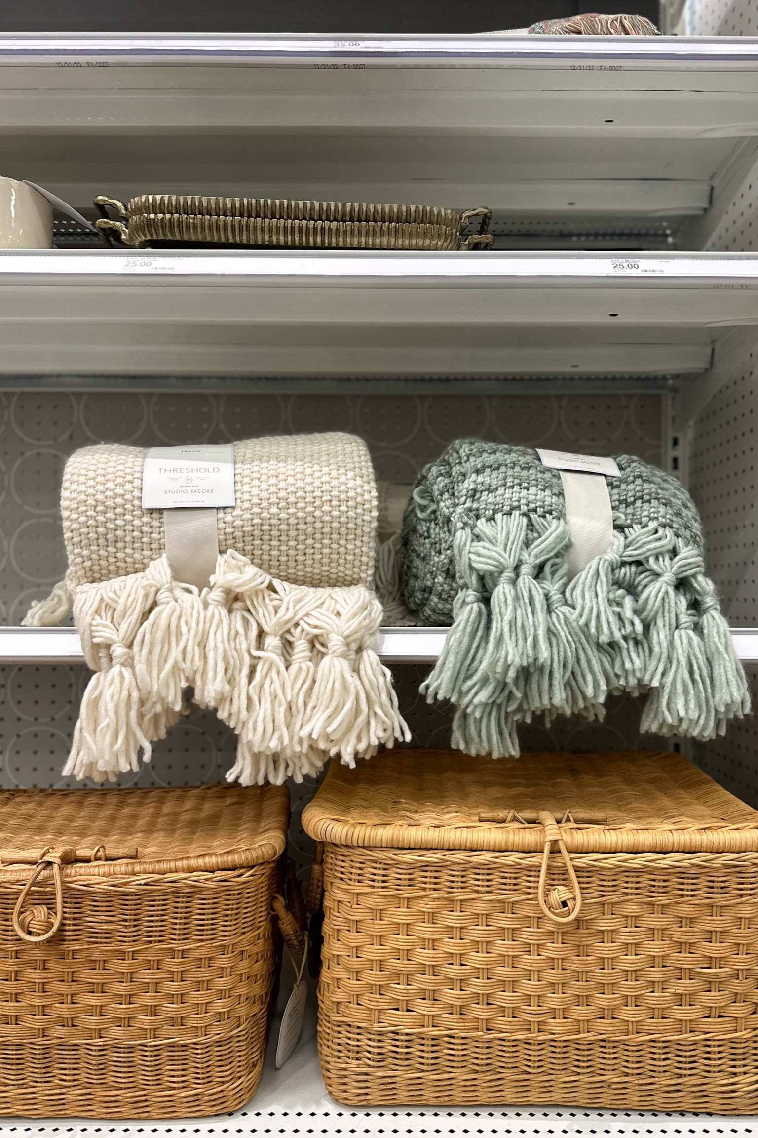 New Threshold Studio McGee collection at Target for spring. Lidded rattan basket.

Spring throw blankets. 

#LTKHome
