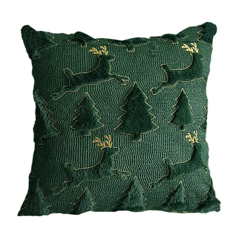 Uuowzo Christmas Pillow Throw Christmas Tree Pillow Soft Couch Cushion For Chair Sofa Living Room... | Walmart (US)