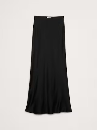 Hammered Satin Maxi Skirt | Banana Republic (US)