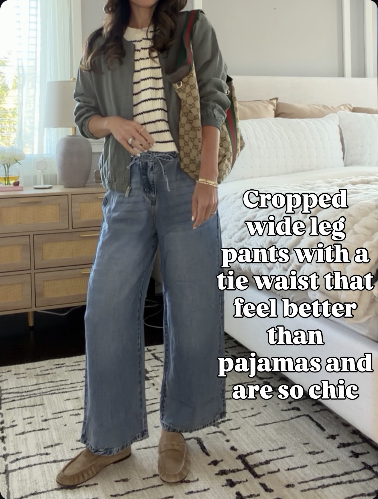 These pants feel like pajamas but look THIS chic… tell me you need them 😍 wearing size xs 

#LTKSeasonal #LTKOver40 #LTKmomlife