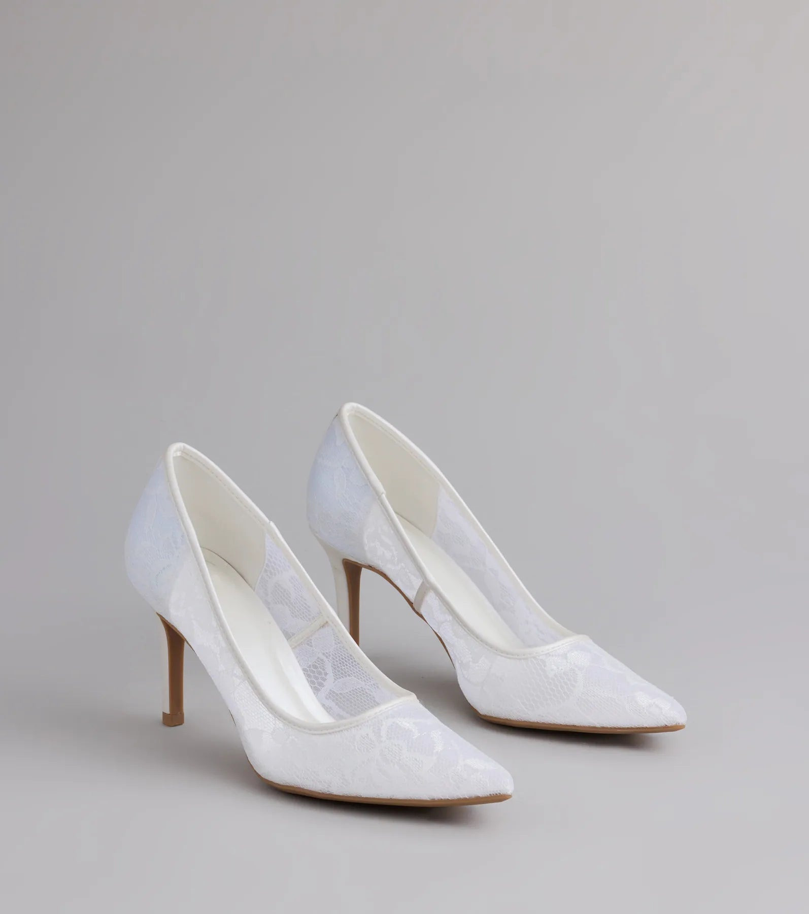 Romance Always Lace Stiletto Pumps | Windsor Stores