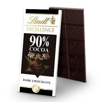 Lindt 4/6/12 Bars,  Excellence 90% Cocoa Dark Chocolate 3.5oz Full Size Candy Bar | Target