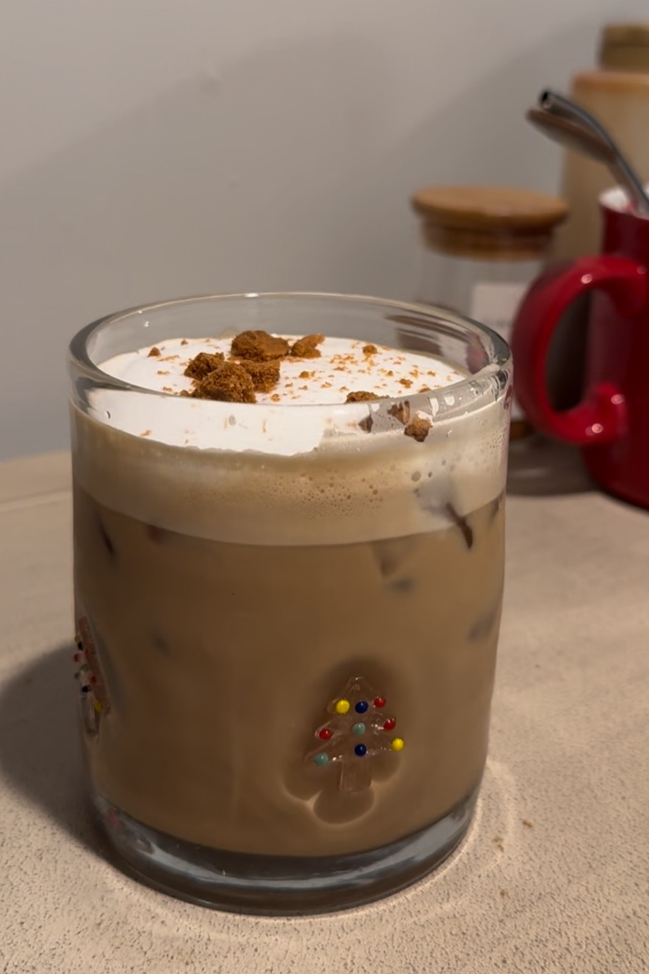 at home coffees with fun holiday glasses >> ☕️❤️🎄

#LTKHoliday #LTKSeasonal #LTKFindsUnder50