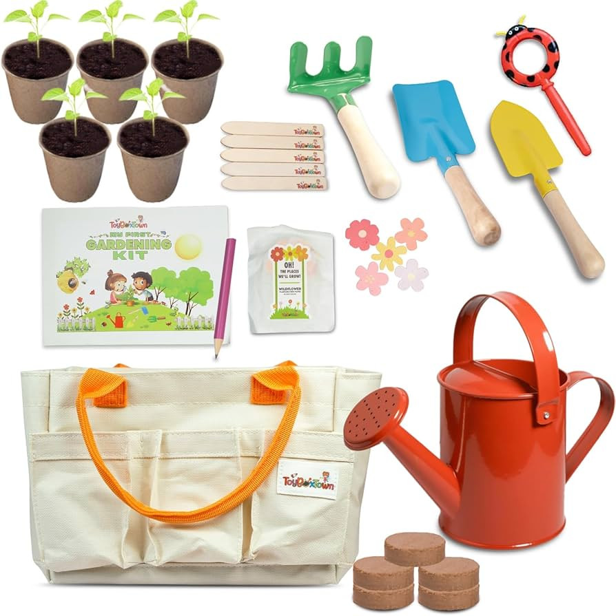 Amazon.com: Kids Gardening Set 27 Pcs - Gardening Tools Set for Kids Best Outdoor Toys - Toddler ... | Amazon (US)
