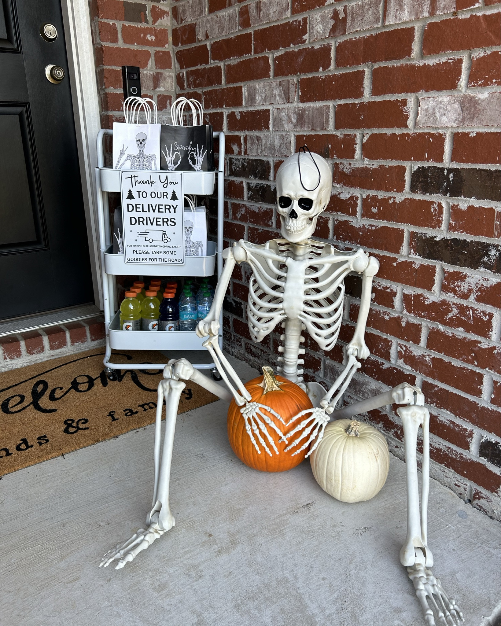 Halloween Delivery Driver Cart 🎃