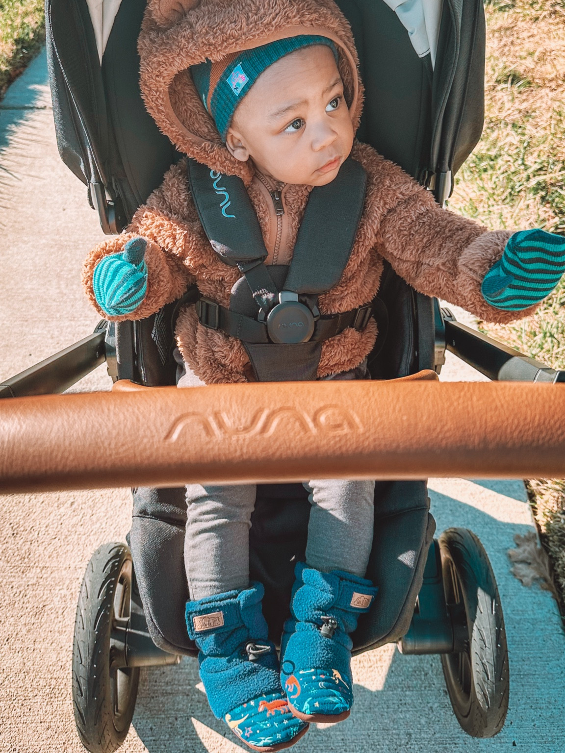 Riding smooth and bundled up all warm in our fav gear! 💙

#stroller #babyclothes #toddlerclothes #jacket #coat #booties #babyshoes #babygear #babymusthaves #nuna #northface #kidclothes #babyregistry

#LTKkids #LTKbaby #LTKbump
