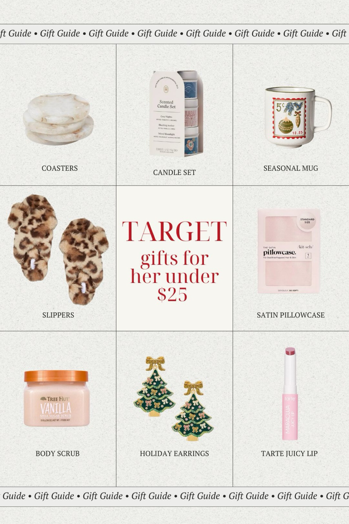 Target gifts for her under $25. This satin pillowcase and vanilla body scrub are perfect for the beauty lover in your life. 

#LTKSeasonal #LTKHoliday #LTKGiftGuide