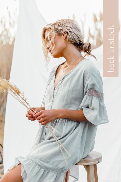 State Of Mind Sage Dress | Luca + Grae 