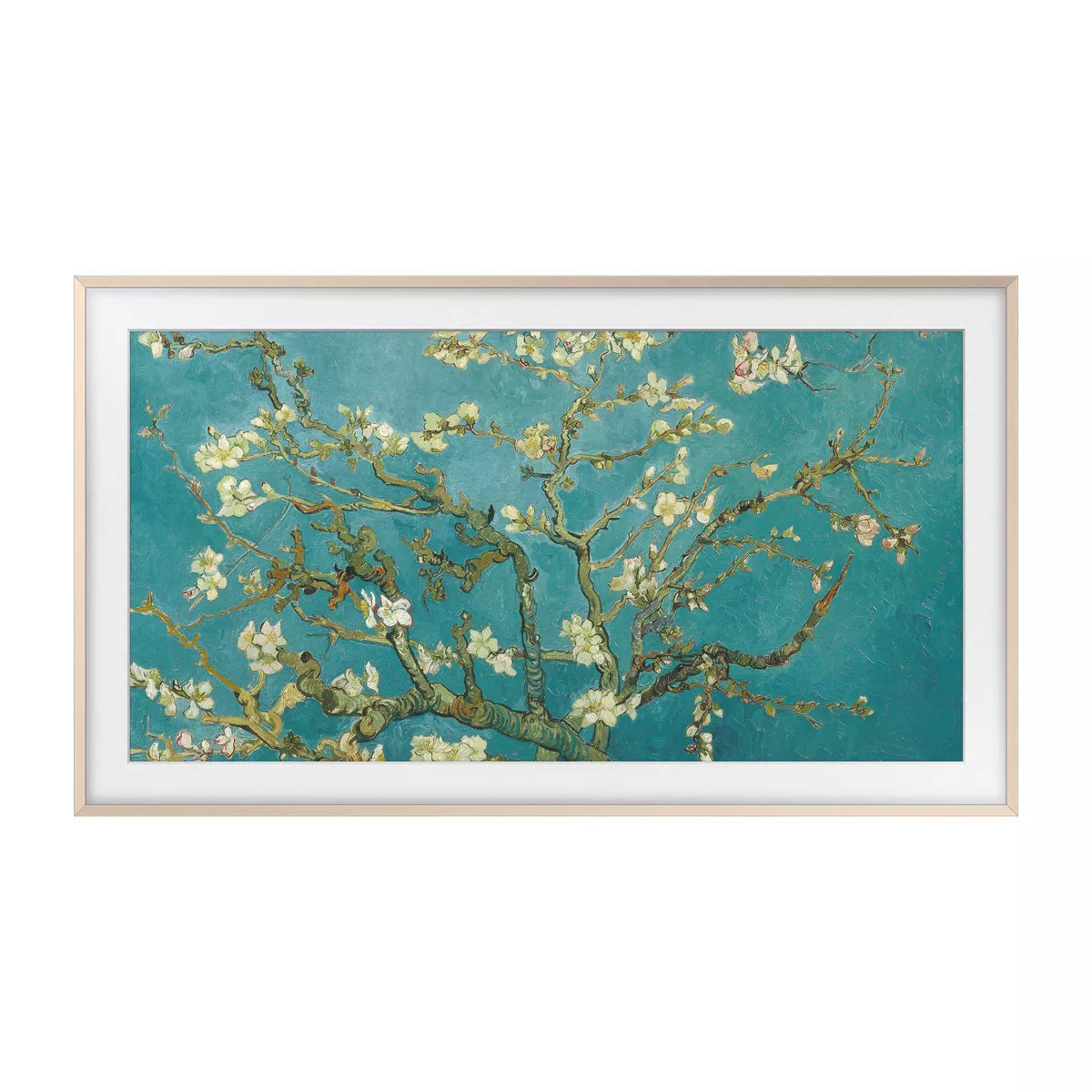 Samsung 75" The Frame Customizable Bezel - Sand Gold Metal | Target