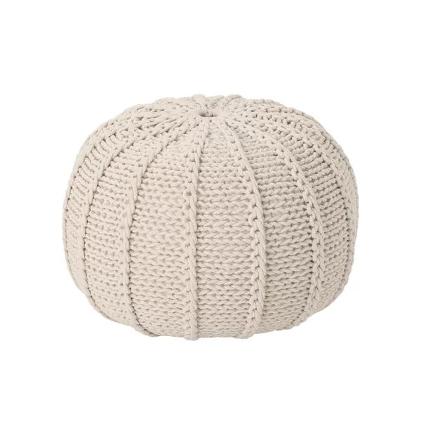 Morrow Knitted Pouf | Wayfair North America