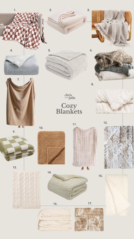 We tested all the coziest, plush blankets to see which one we want to wrap up and watch a movie in. See which ones won on chrislovesjulia.com! 

#LTKhome