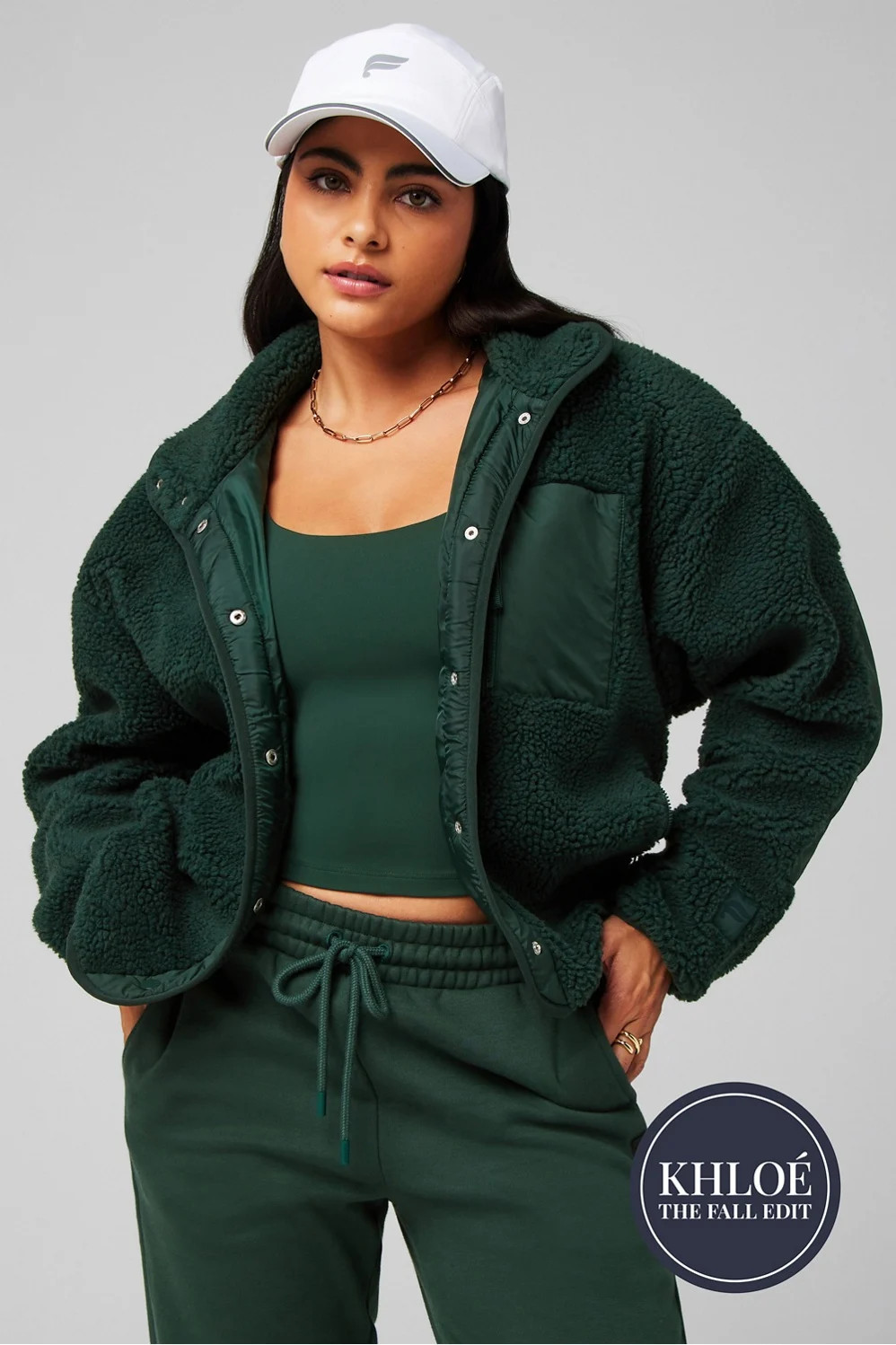 Tahoe Teddy Jacket Womens green XXS Fabletics | Fabletics Europe