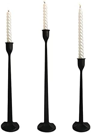 Iron Taper Candle Holder - Decorative Candle Stand - Candlestick Holder for Wedding, Dinning, Par... | Amazon (US)
