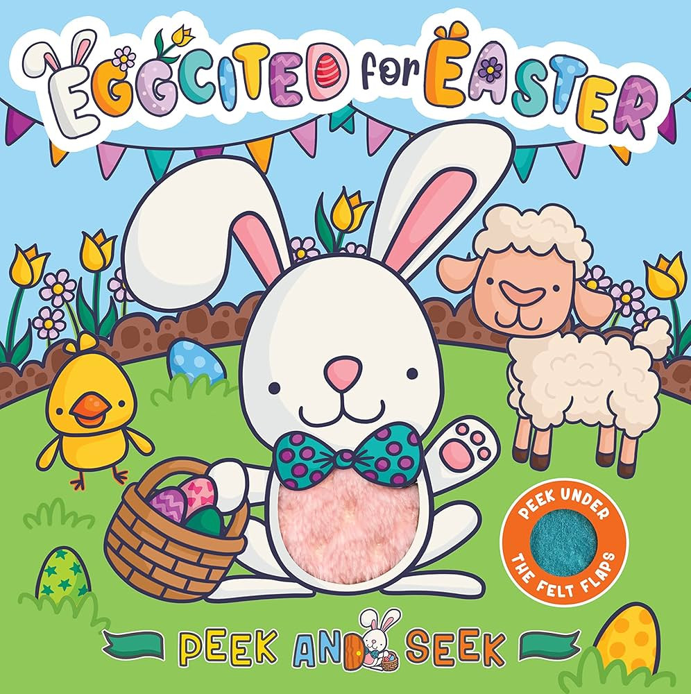 Peek and Seek - Eggcited for Easter - Children's Sensory Touch and Feel Board Book with Felt Flap... | Amazon (US)