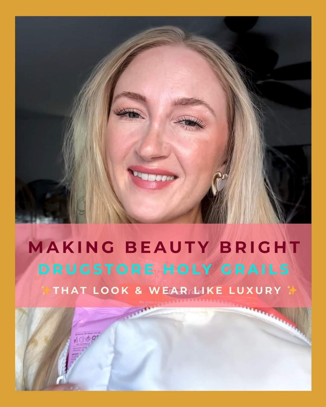 Making Beauty Bright: The Affordable Edit 💖 These are the exact drugstore products I wear every single day to achieve a vibrant, high-end look on a budget. I’ve linked my "Daily Essentials" collection here ⬇️

Shop the full routine and start making your beauty routine a little brighter!

Shade info ✨

Concealer in 110
Skin tint in 3P
Bronzer stick in 120
Cream bronzer in 110
Blush stick in 100
Powder blush in Luminoso
Lip colors 601 Worth It
Bronzing drops in Pure Gold

Best drugstore makeup 2026, affordable beauty essentials, making beauty bright, daily makeup routine, drugstore holy grails, high-performance makeup, vibrant beauty swatches, and budget-friendly makeup routine.
}MakingBeautyBright #DrugstoreMakeup #AffordableBeauty #DailyMakeup #BeautyOnABudget

#LTKBeauty #LTKgrwm #LTKdayinmylife